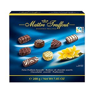 Caixa Bombons Chocolate Sortidos Maitre Truffout 200g