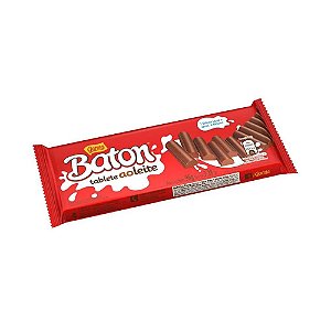 Chocolate Baton Tablete Ao Leite Garoto 96g