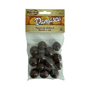 Drágeas de Damasco - coberta com dark chocolate