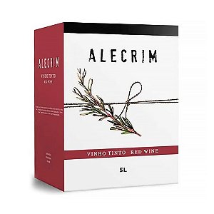 Vinho Tinto Seco Alecrim Bag In Box 5L