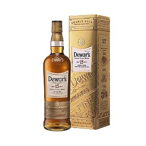 Whisky Dewars 15 anos Double Aged Lata 750ml