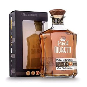 Cachaça Estância Moretti Extra Premium 8 Anos 700ml