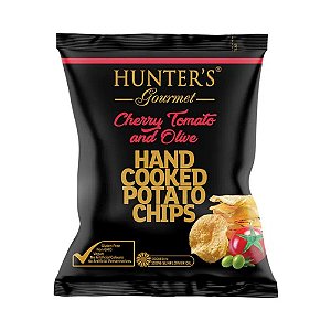 Chips de Batata Frita Sabor Tomate Cereja e Azeite Hunters Gourmet 25g