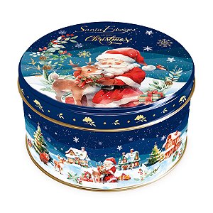 Lata Biscoito Amanteigado Natal Santa Edwiges Diversas Estampas 150g