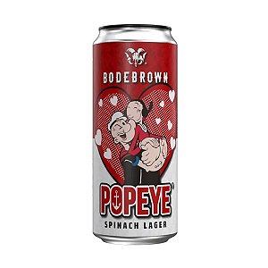 Cerveja Bodebrown Popeye Spinach Lager Lata 473ml