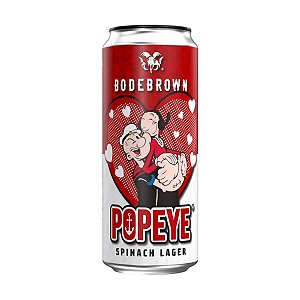 Cerveja Bodebrown Popeye Spinach Lager Lata 473ml