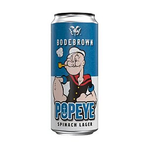 Cerveja Bodebrown Popeye Spinach Lager Lata 473ml
