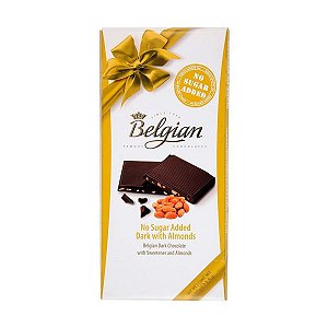 Chocolate Dark 50% Reduzido Em Açúcares com Amendoas Belgian 100g