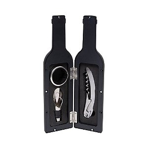 Kit para Vinho Mini Garrafa Mimo Style