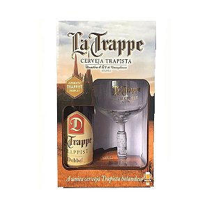 Kit Cervaja La Trappe Dubbel 330 ml + Copo