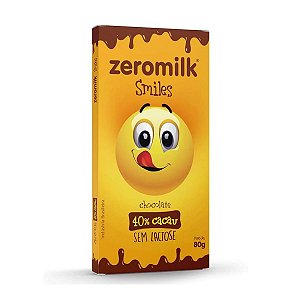 Chocolate Zeromilk 40% Cacau Smiles 80g