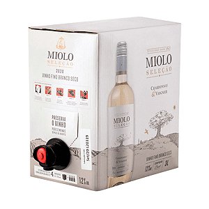 Vinho Branco Seco Miolo Chardonnay & Viognier Bag in Box 3L