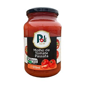 Molho de Tomate Passata Orgânico Poli 570g