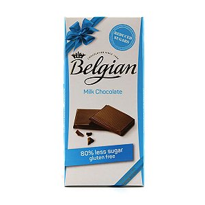 Chocolate ao Leite Reduzido Em Açúcares Belgian 100g