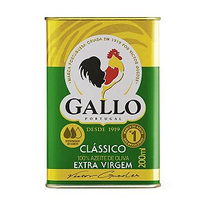 Azeite de Oliva Extra Virgem Lata Gallo 200ml