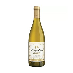 Vinho Branco Meio Seco Menage à Trois Gold Chardonnay 750ml