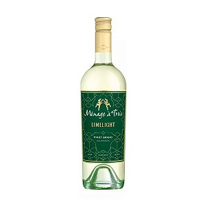Vinho Branco Meio Seco Menage à Trois Limelight Pinot Grigio 750ml