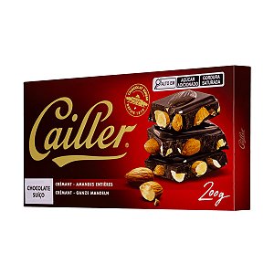Chocolate Amargo Cailler com Amêndoas Inteiras 200g