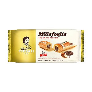 Biscoito Folhado Recheado com Creme de Avela Matilde Vicenzi 125g