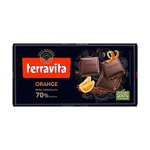 Chocolate 70% Cacau com Laranja Terravita 90g