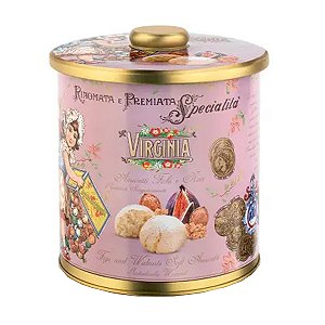 Lata com Amaretti Macio Figo e Nozes Virginia 220g