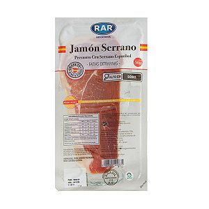 Jamon Serrano Fatiado Rar 50g