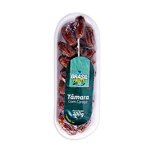 Tâmara Deglet Com Caroço Brasil Frutt 200g