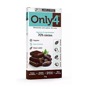 Chocolate Only4 70% Puro 70g