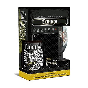 Kit Cerveja Coruja Lager 600ml + 1 Taça