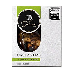 Castanha de Caju Sabor Lemon e Pepper Delice 100g