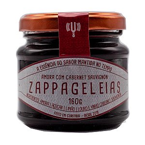 Geleia de Amora com Cabernet Sauvignon Zappageleias 160g