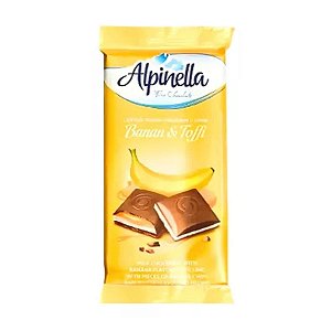 Chocolate ao Leite com Banana e Caramelo Alpinella 100g