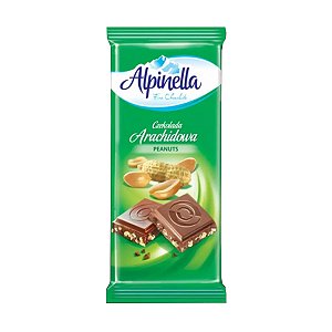 Chocolate ao Leite com Amendoim Alpinella 90g