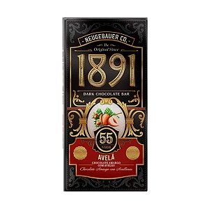 Chocolate Amargo 55% Cacau com Avela 1891 Neugebauer 90g