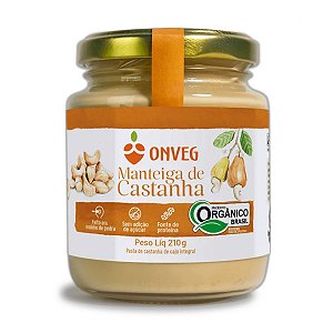 Manteiga de Castanha de Caju Onveg 210g
