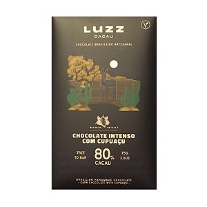 Chocolate 80% Cacau com Cupuacu Luzz 75g