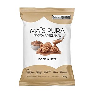 Pipoca Artesanal Mais Pura Doce de Leite 100g