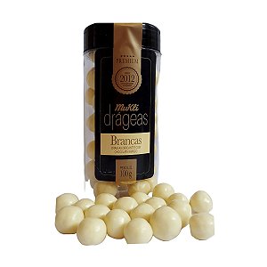 Drageas de Chocolate Branco Mukli 100g