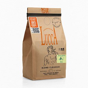 Cafe Especial Torrado em Graos Blend Classico Lucca 250g