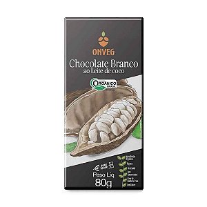 Chocolate Branco ao Leite de Coco Onveg 80g