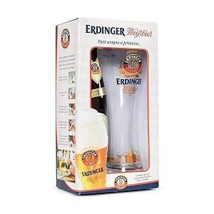 Kit Cerveja Erdinger Pikantus 500ml + 1 Copo