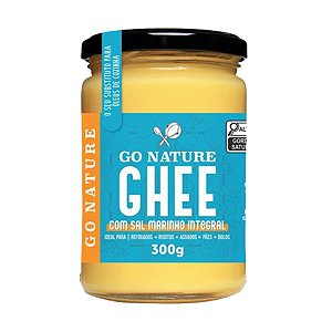 Manteiga Ghee com Sal Marinho Go Nature 300g