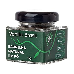 Baunilha Natural em Pó Vanilla Brasil 15g