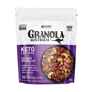 Granola Australia Keto Low Carb Belgian Chocolate Hart's 300g
