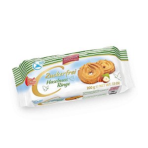 Biscoito Haselnuss Ringe sem Açucar Coppenrath 200g