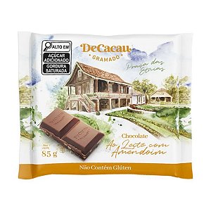 Chocolate ao Leite com Amendoim DeCacau 85g