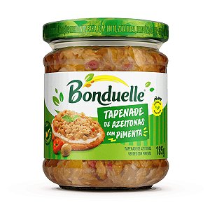 Tapenade de Azeitonas com Pimenta Bonduelle 185g