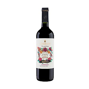 Vinho Tinto Meio Seco Carmen Frida Kahlo Carmenere 750ml