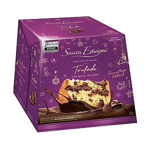 Panettone Trufado com Gotas de Chocolate Santa Edwiges 500g