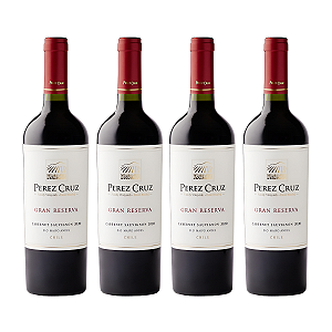 Kit 4 Vinhos Chileno Perez Cruz Gran Reserva 750ml